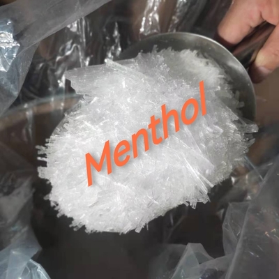 Material químico DL-Mentol 99% A solução perfeita para a produção de branco sólido