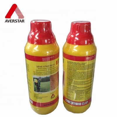 Glifosato líquido amarelo claro 480G/L IPA SL Herbicida para controlo eficaz de ervas daninhas